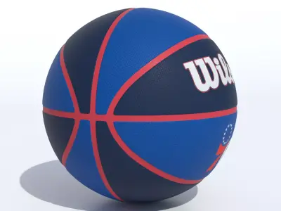Wilson Philadelphia 76ers Basketball  3D model