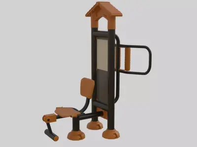 Playground Sport Equipment - 05 3D model