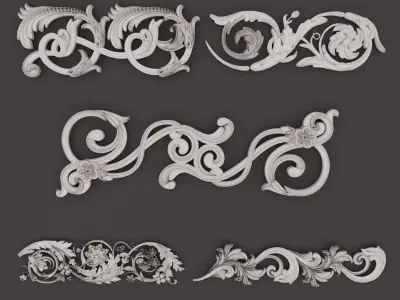 Trim Ornament 133 3D model