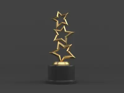 Trophy Cup 3D model 48