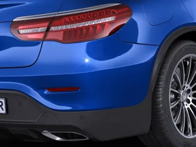 Mercedes GLC Coupe 2017 3D model