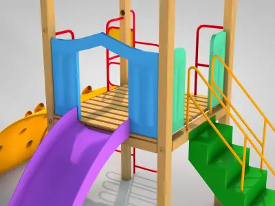 Playground Tree 3D model