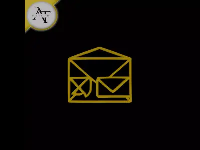 Simple Letter Symbol - 2D Art Free 3D print model 3