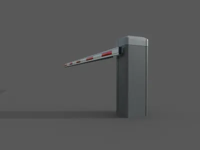 Simple Barrier 3D model