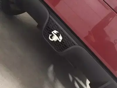 Abarth chevrolet silverado rear bumper cover 3D print model