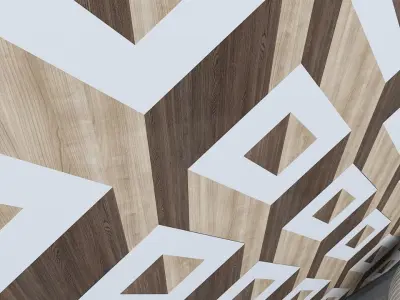 3d wall panel Low-poly 3D model Low-poly 3D model purchase