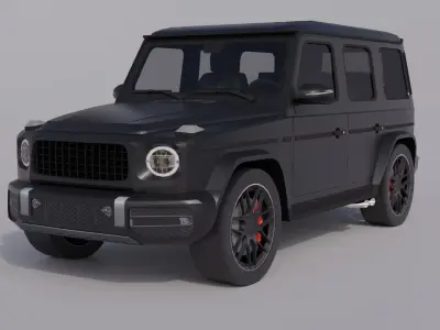 Generic Luxury SUV 2 Low-poly 3D model