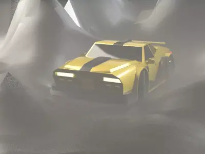 RACE CAR Free low-poly 3D model purchase