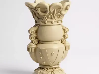 Nutcracker bust 3D print model