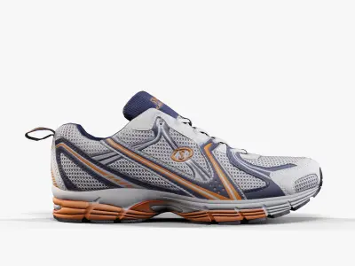 Spalding Running Shoes Low-poly 3D model