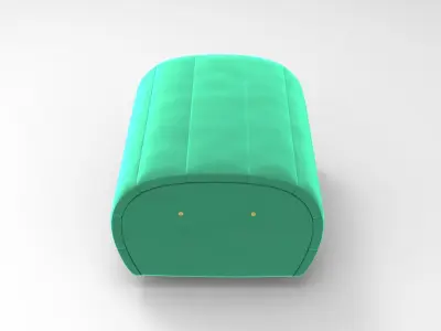 Jule Pouf Low-poly 3D model