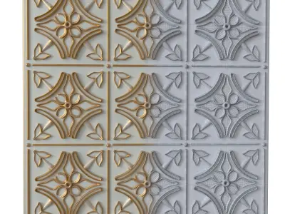 Decorative panels  - Set 1 3D model