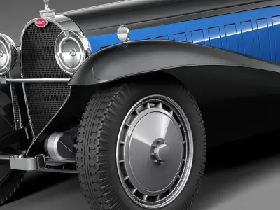 Bugatti Type 41 Royale Coupe Napoleon 3D model