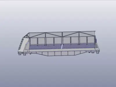 Coke Oven Quench Car 3D print model