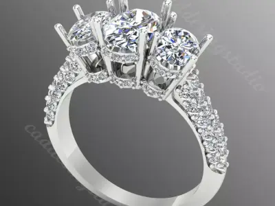 Ring ri1244 3D print model