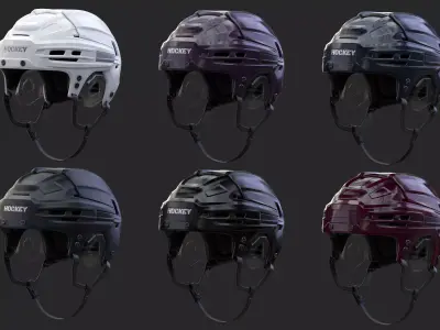 HOCKEY Helmet 3D model purchase