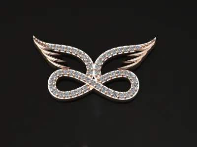 Infinity Butterfly Free 3D print model