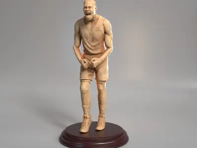 Scottie Barnes Statue - NBA Basketball Player Figurine  3D print model