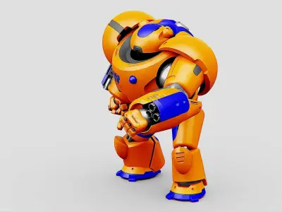 BATTLE DROID FELIX Rigged for Unreal Engine - Unity - MIXAMO  3D model
