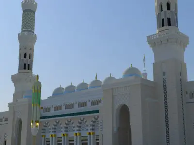 The Prophets Mosque  3D model