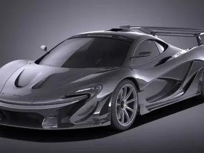 McLaren P1 LM 2018 3D model