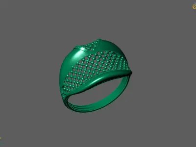 Plain Ring Women Ready STL 3DM Models Womens Rings 3D models 3D print model 15