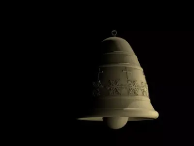 Christmas Bell Ornament 3D print model