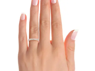 3D Printable Diamond Ring Model 3D print model