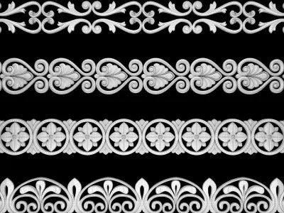 Path Ornament Pack 09 3D model