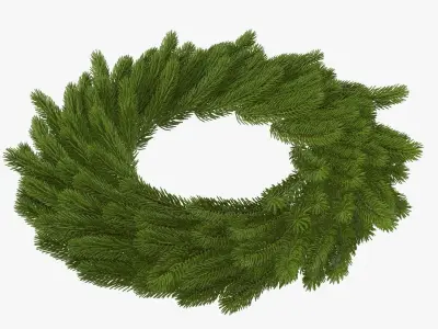 Wreath Christmas 03 3D model