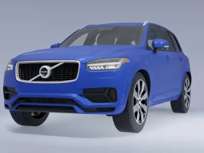 Volvo XC90 T8 2017 3D model
