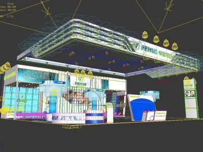 Exhibition - Area - 18X18-3DMAX2009-03 3D model