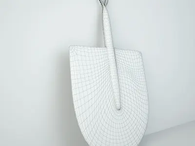 African Handwoven Fan 19 3D model