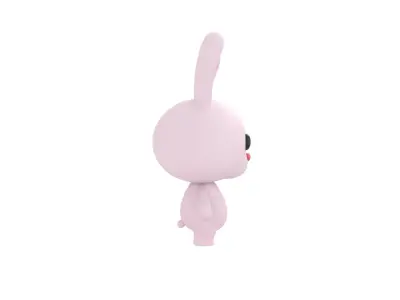 Character005 Rabbit 3D model