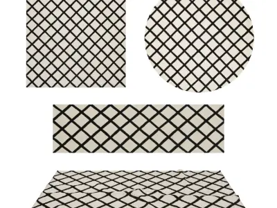 Rugs No 576 Low-poly 3D model