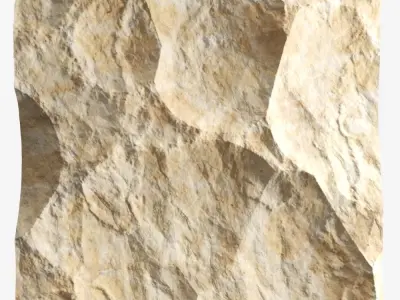 61-RockPanel sandstone wall texture 3D model