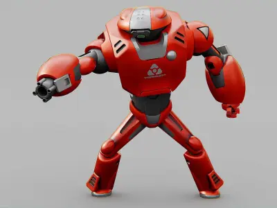 BATTLE DROID XZERONI Rigged for Unreal Engine - Unity - MIXAMO  3D model