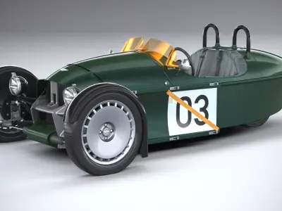 Morgan Super3 2023 3D model
