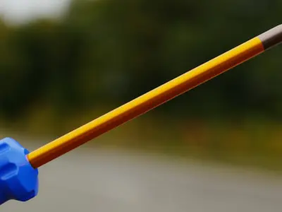 Realistic Phillips Screwdriver - Game Ready Low Poly Low-poly 3D model