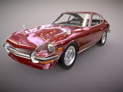 Nissan 240z Low-poly 3D model