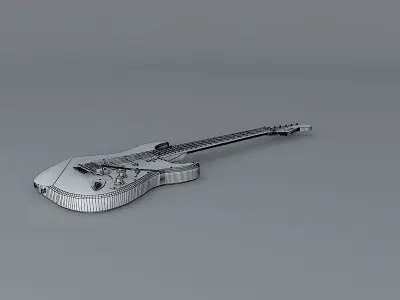 Dave Murray guitar Free 3D model
