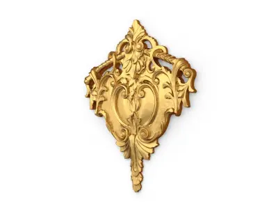 Classic carved decor ornament 482 3D print model