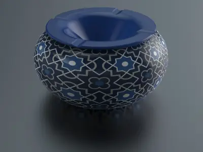 Moroccan Ashtray - 6 3D model