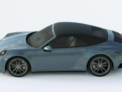 Porsche 911 Carrera 4s cabrio 2019 3D model