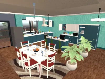 American Luxury House  3D model