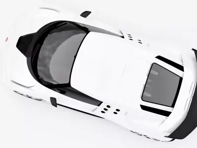 Bugatti Centodieci 2020 Low-poly 3D model purchase