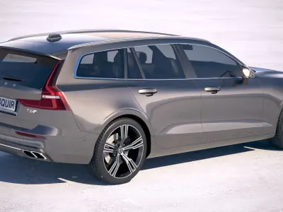 Volvo V60 2019 3D model