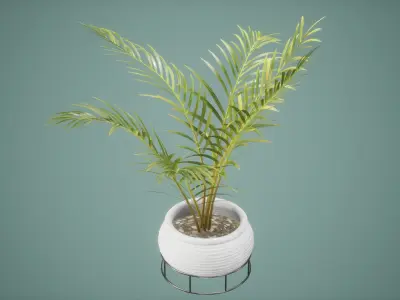 Decor Pot Low Poly Game Ready Low-poly 3D model