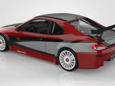 Peugeot 406 Coupe Silhouette  3D model