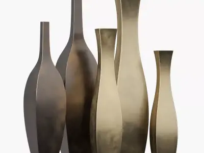 Rocco and Lolita vases 3D model